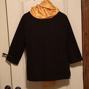 Talbots twist back tunic with surprise twist detail on back. NWOT